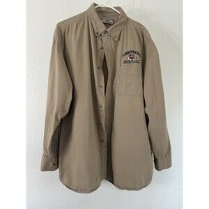 Tommyknocker Brewery Phoenix Arizona Long Sleeve Button Up Most Wanted XXL Men’s